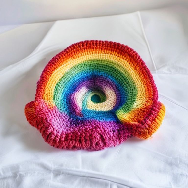 Pastel Rainbow Baby Blanket premium photography
