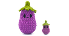 Chubby Eggplant Amigurumi Pattern | Kawaii Play Food Crochet PDF | Easy Veggie Plushie Toy Digital Download